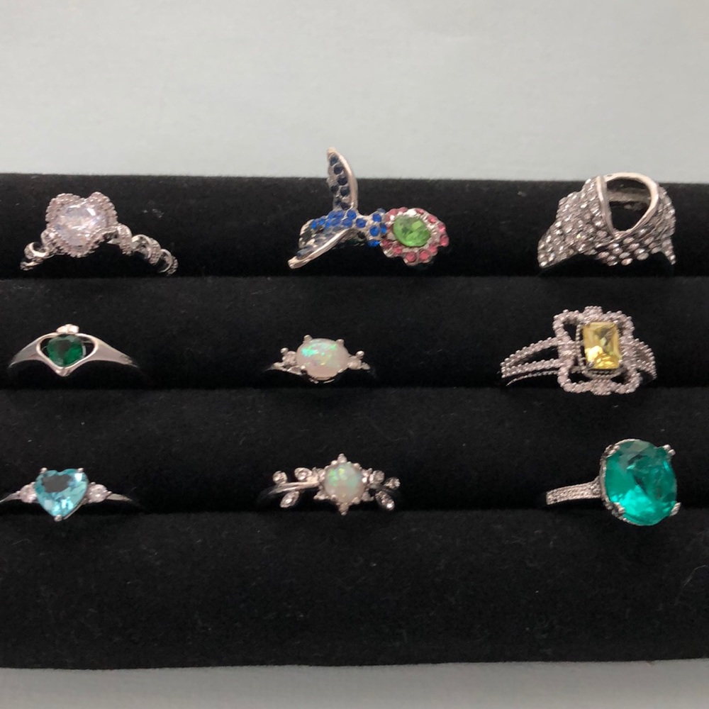 9 fashion rings size 10